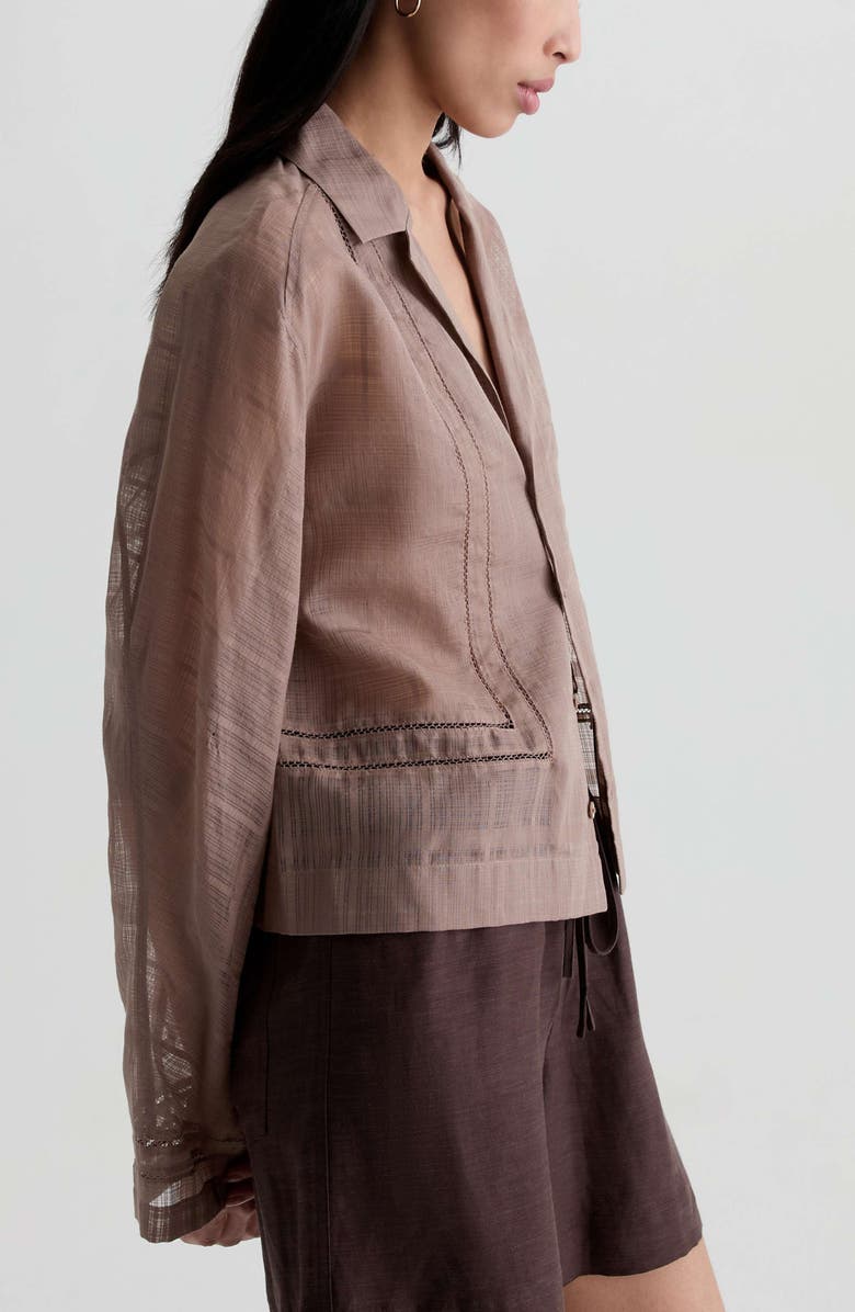 AG Ellah Woven Shirt, Alternate, color, Cork