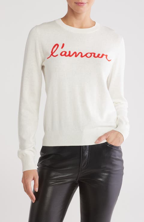 L'Amour Script Sweater