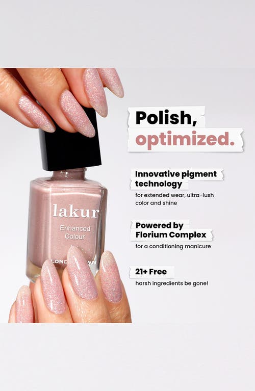 Londontown Nail Color In Champagne In Bed