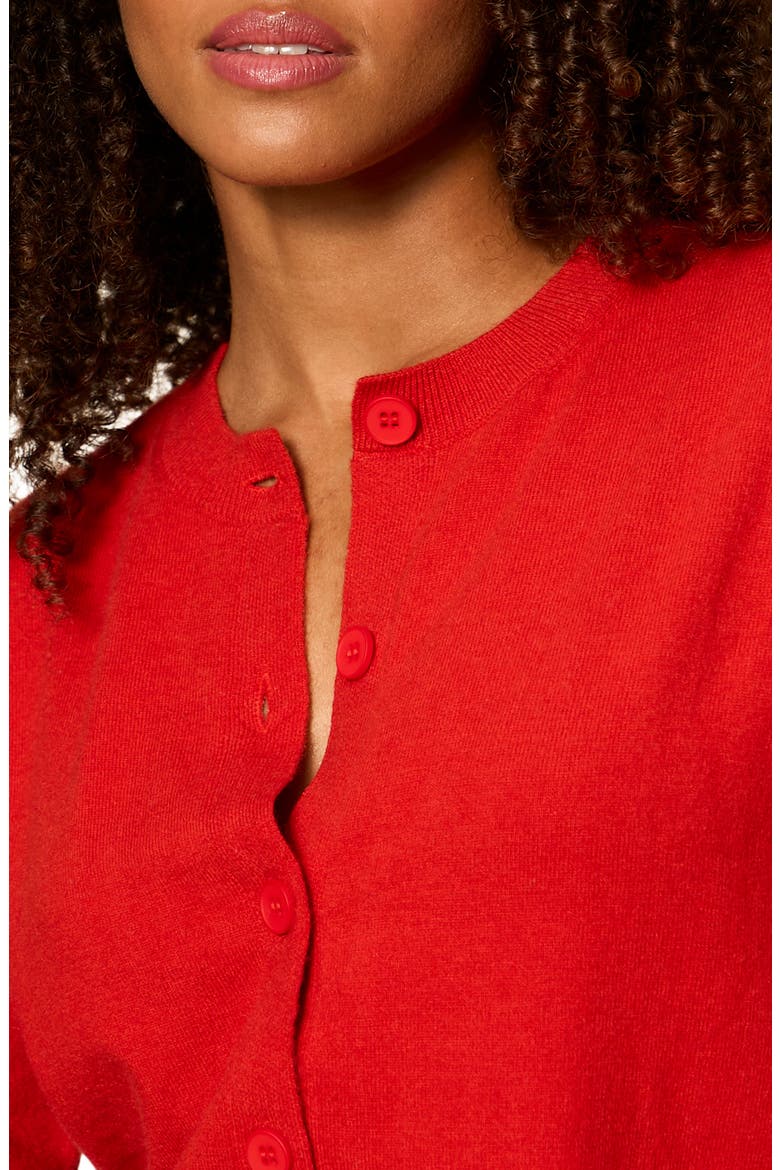 Must-Have Cardigan, Alternate, color, RED ENERGY