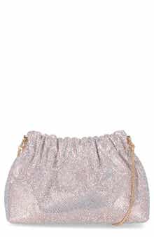 Jessica McClintock Leann Crystal Embellished Clutch