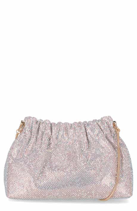 Jessica McClintock Leann Crystal Embellished Clutch