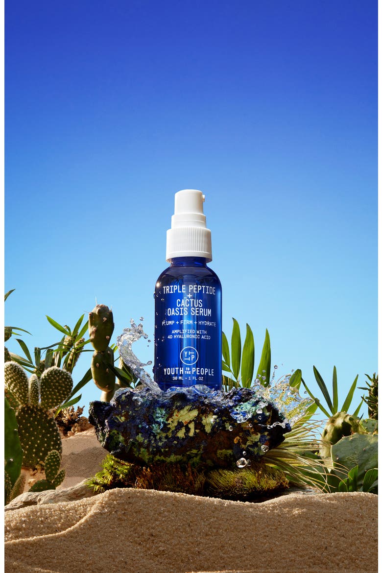 Triple Peptide & Cactus Oasis Serum, Alternate, color, NO COLOR