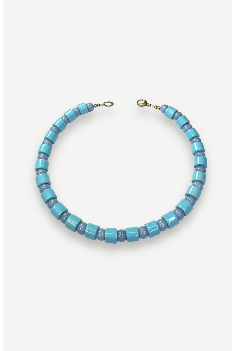 Bead One Sundry Necklace, Alternate, color, Pool & Blue Lace Agate
