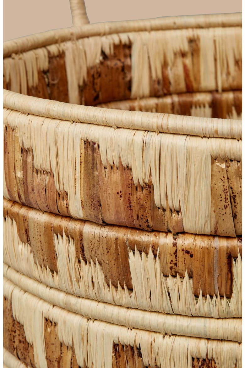 Kire Floor Basket in Natural, Alternate, color, Natural