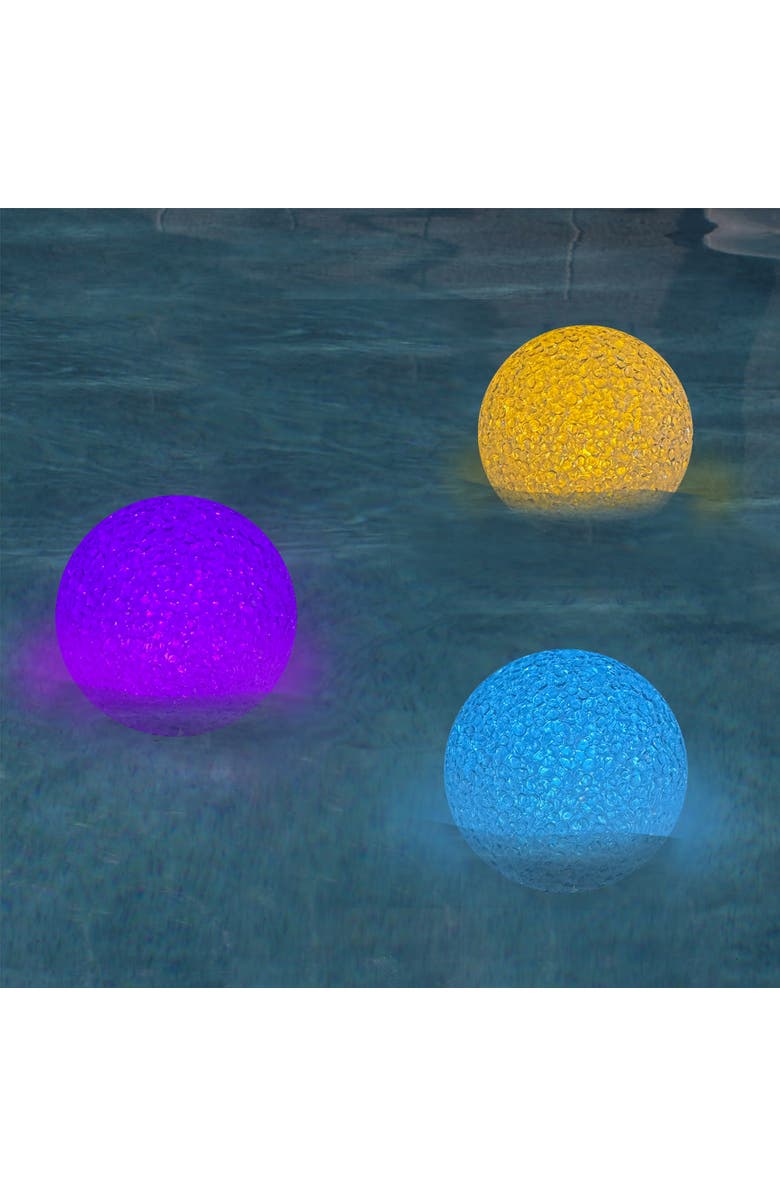RIPPLE Led Glitter Globe, 3" Colorchanging Pool Light, Alternate, color, 