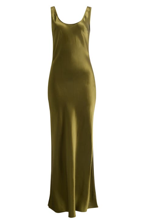 Pamela Silk Midi Slipdress