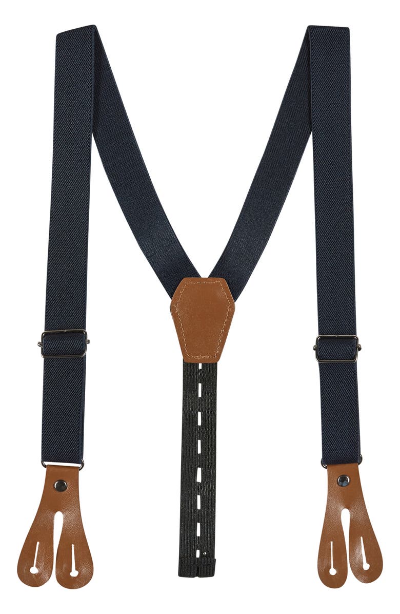 Andy & Evan Button-Up Shirt, Suspenders, Shorts & Bow Tie Set, Alternate, color, White