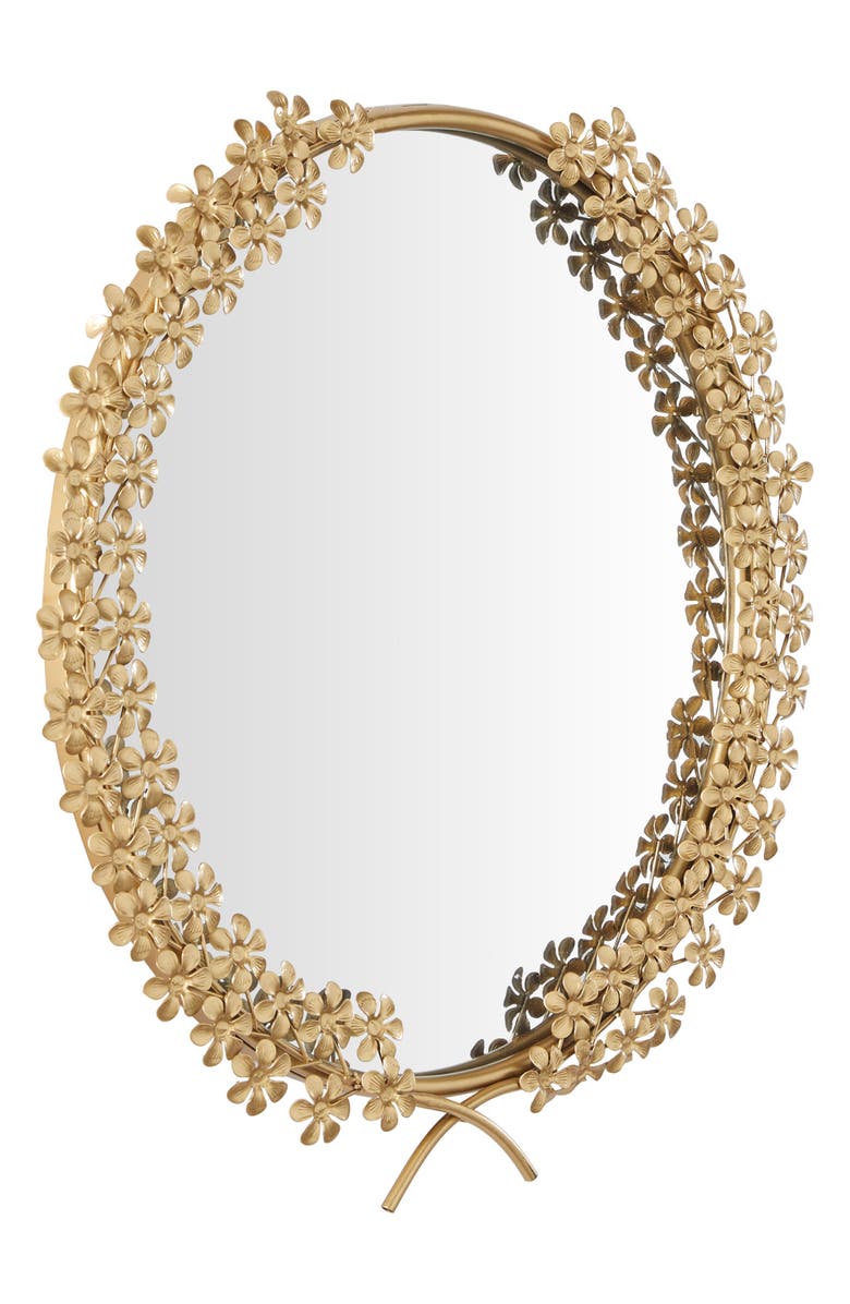 VIVIAN LUNE HOME Floral Leaf Mirror, Alternate, color, 