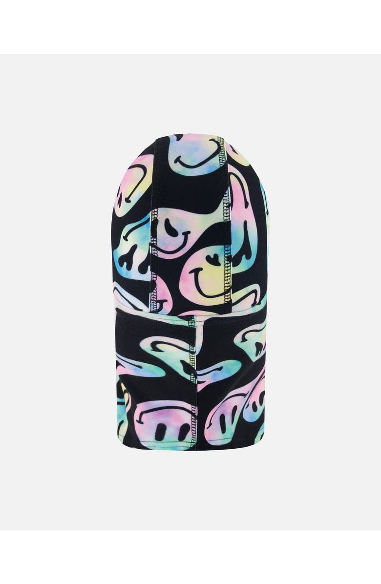 Deux par Deux Brushed Jersey Balaclava, Alternate, color, Smiley Face Girl