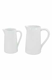 2-Piece Porcelain Pitcher Set