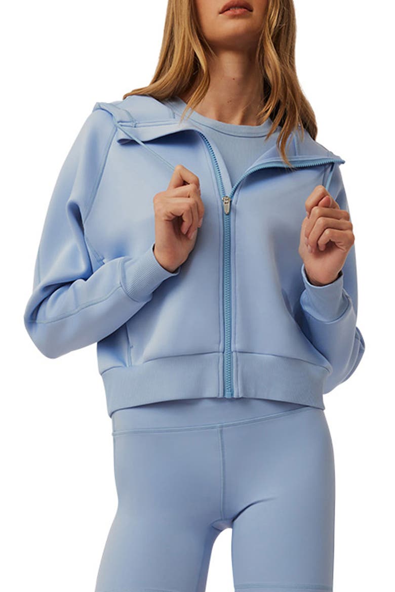Kristina Full Zip Hoodie, Main, color, WOLF BLUE