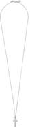 AllSaints Gabe Cross Pendant Necklace