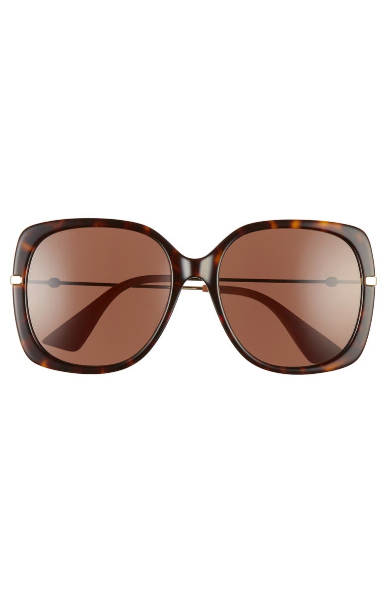 Gucci 57mm Square Sunglasses, Alternate, color,