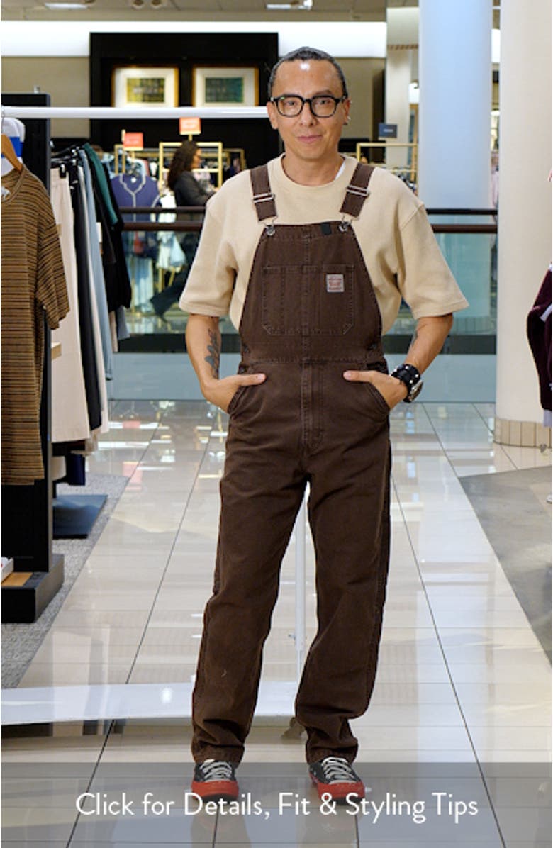 Red Tab<sup>™</sup> Relaxed Straight Leg Canvas Overalls, sales video thumbnail