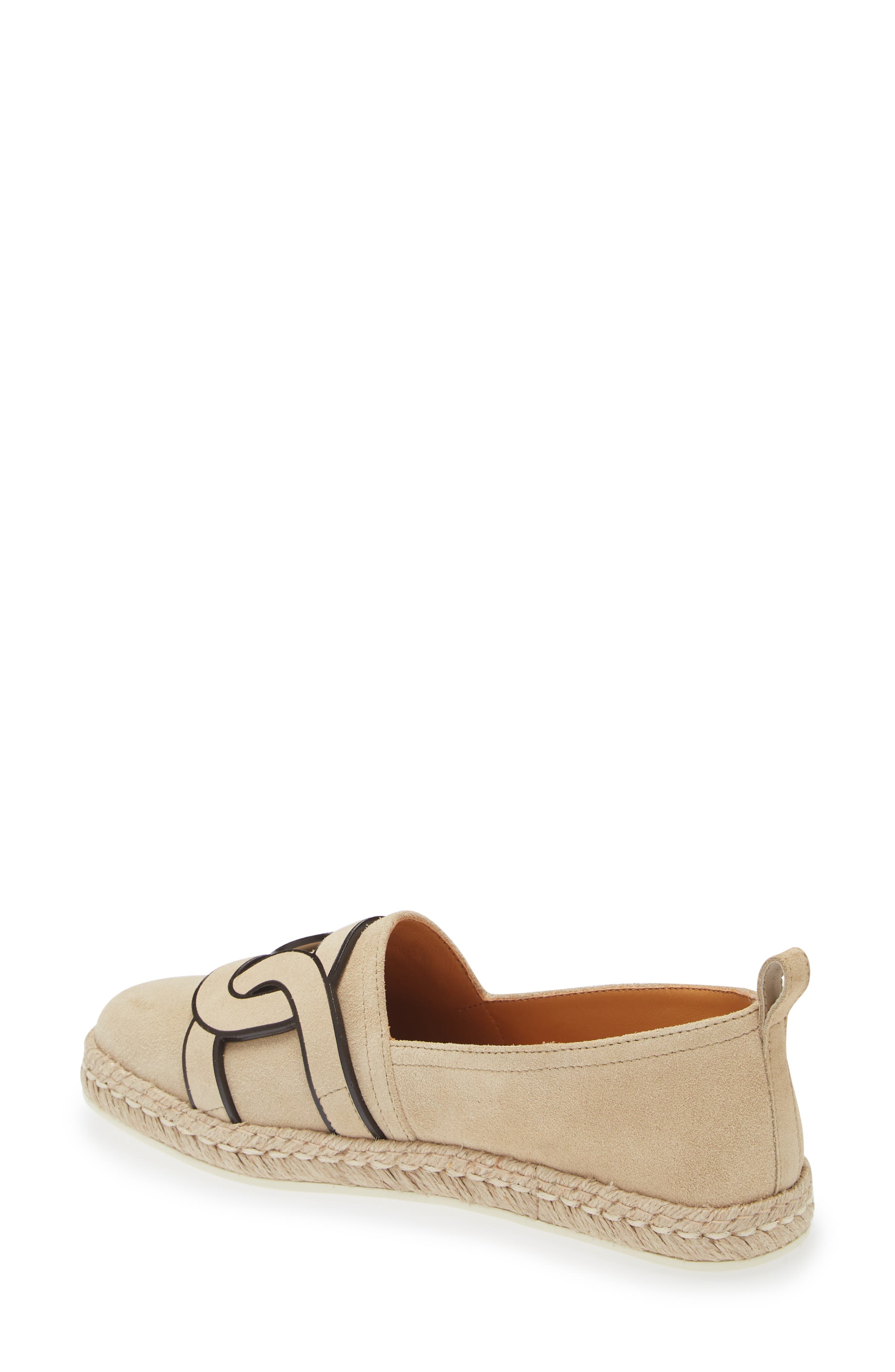 Tod's Kate Chain Espadrille Flat, Alternate, color, 