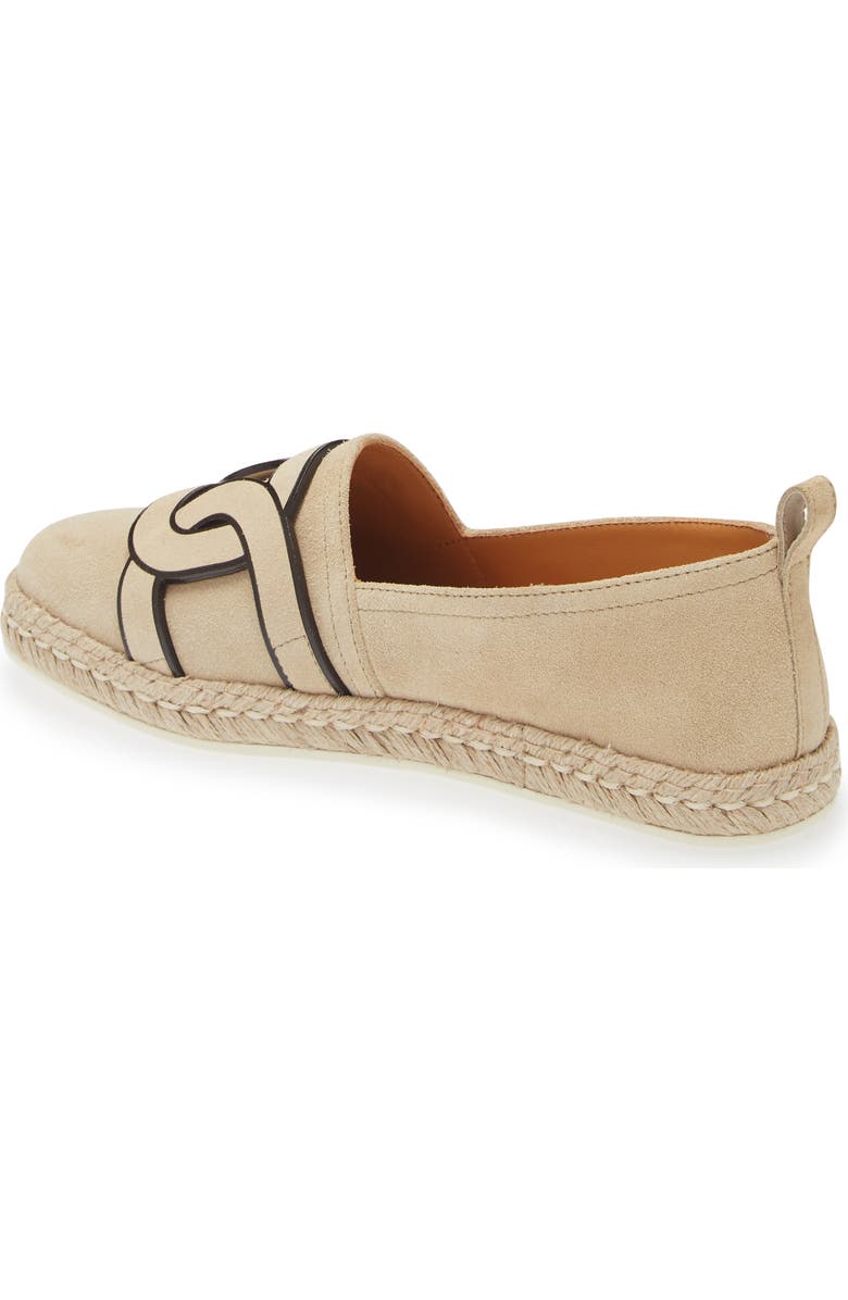 Tod's Kate Chain Espadrille Flat, Alternate, color,