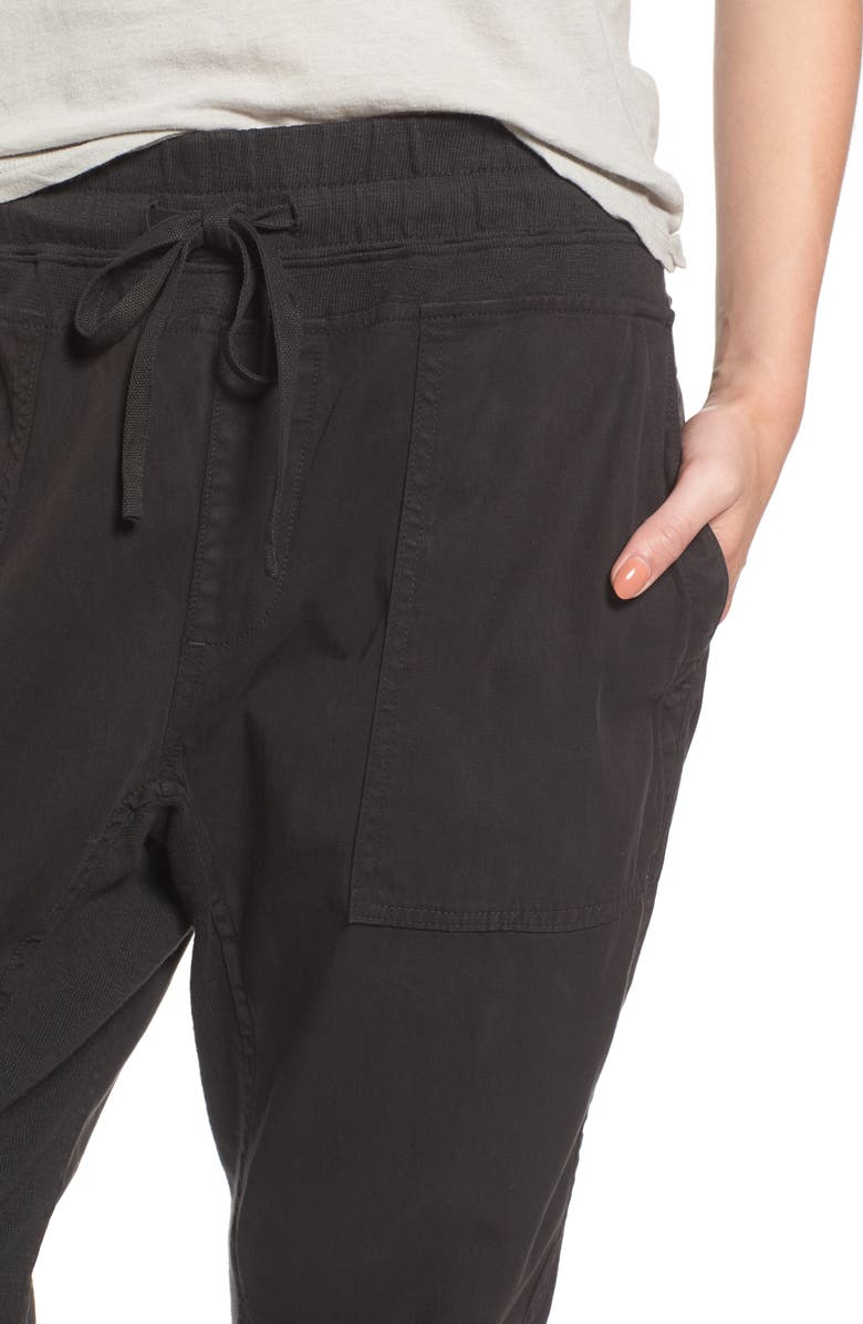 James Perse Jogger Pants, Alternate, color, Carbon