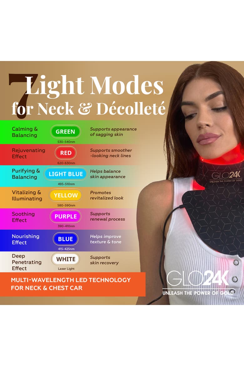 LED Neck Lift & V-Line Treatment Set, Alternate, color, BLACK