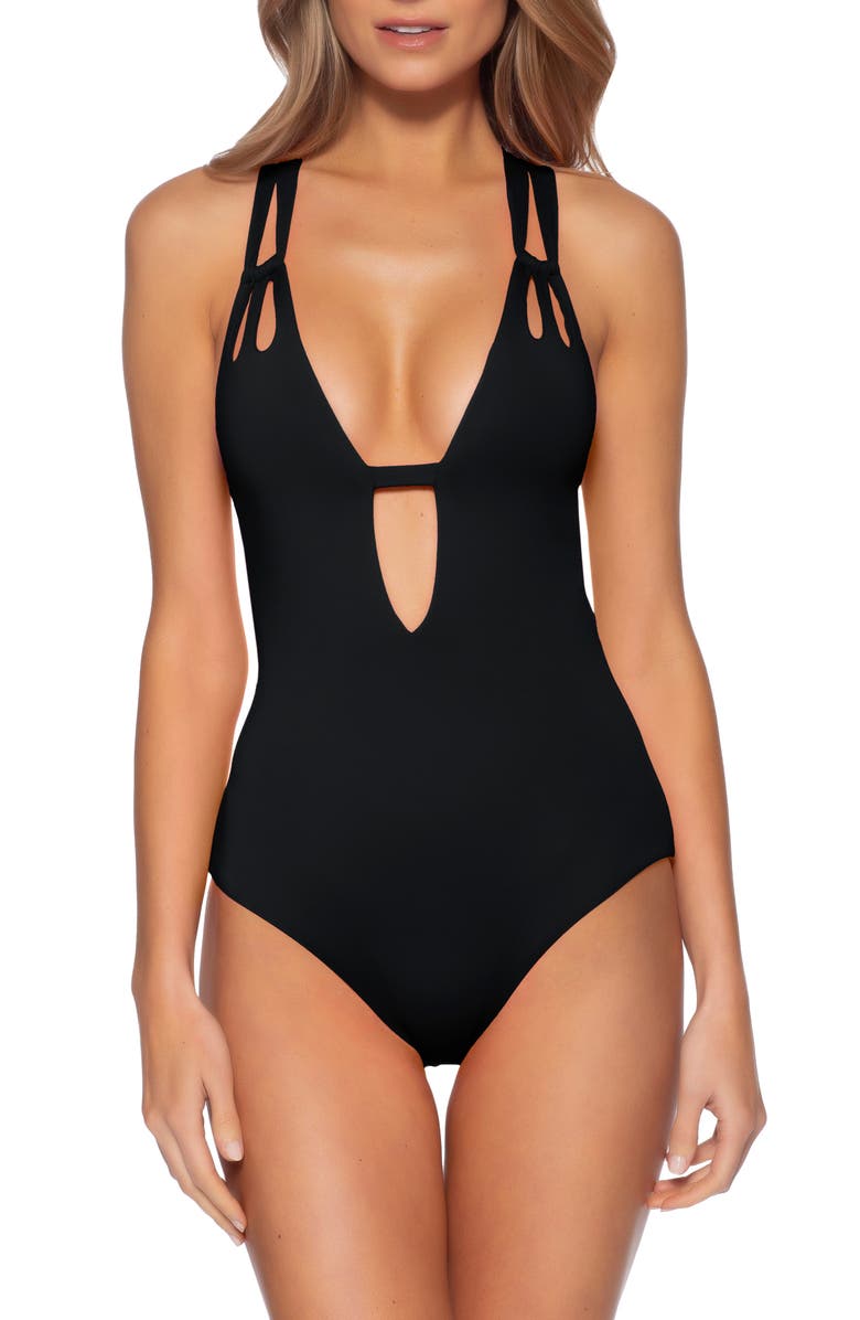 Becca Color Code One-Piece Swimsuit, Main, color,