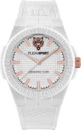 PLEIN SPORT Laserstrike Nylon Strap Watch, 42mm