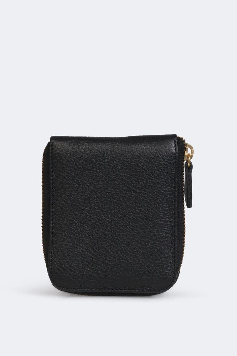 Mini Zip Wallet, Alternate, color, Black