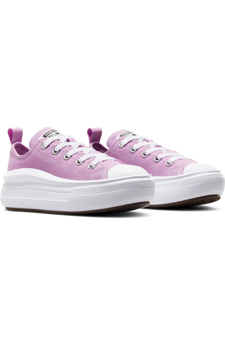 Converse Kids' Chuck Taylor<sup>®</sup> All Star<sup>®</sup> Move Platform Oxford Sneaker, Main, color, Classic Amethyst/ White
