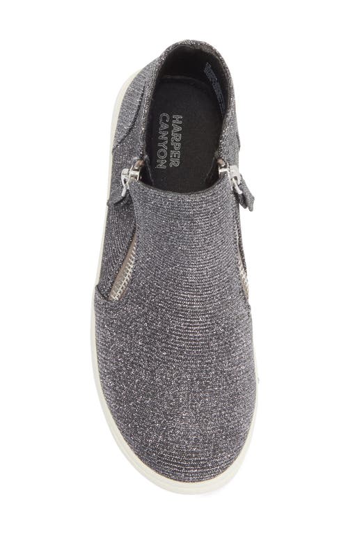 Harper Canyon Kids' Londyn Zip Sneaker Bootie In Gray