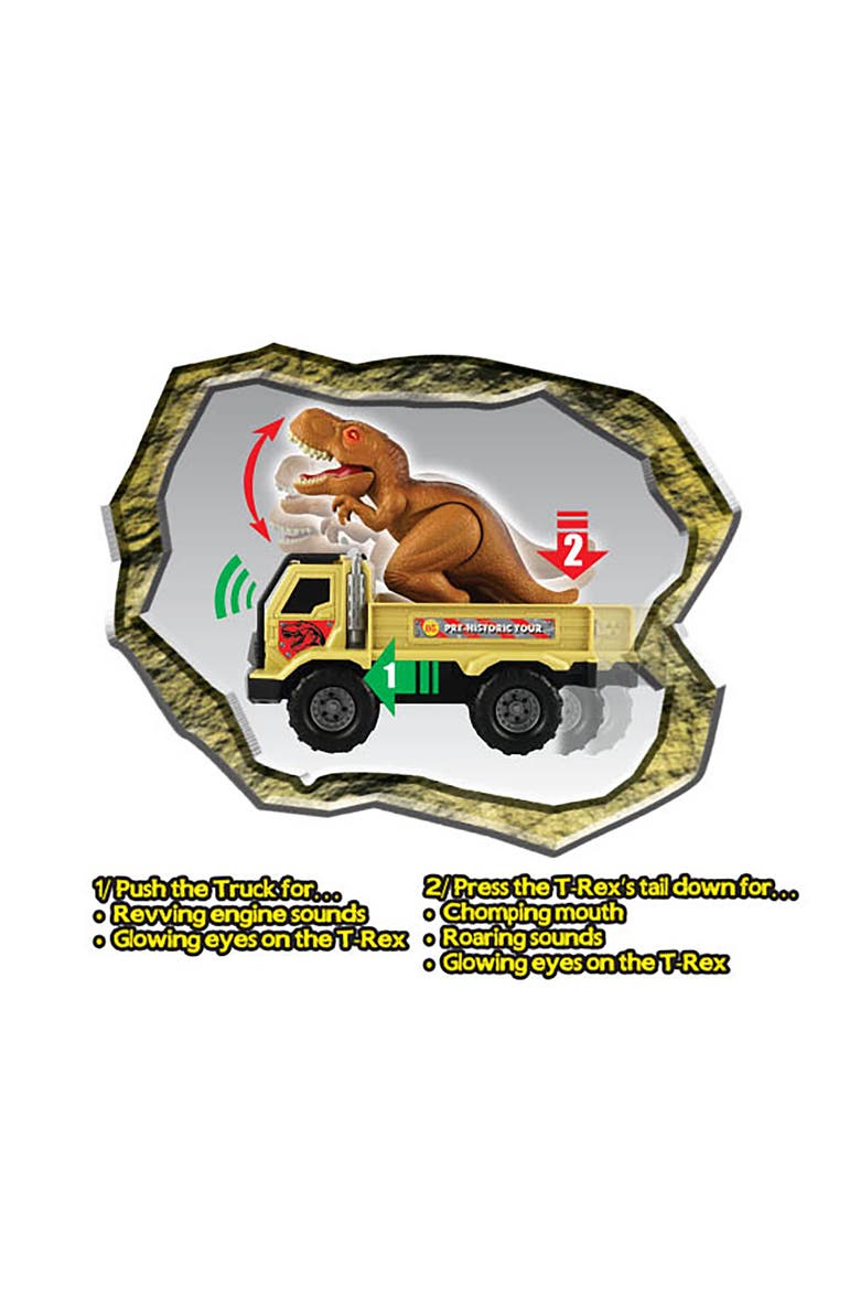 Children's Play Truck & Dinosaur Figurine, Alternate, color, Multicolored