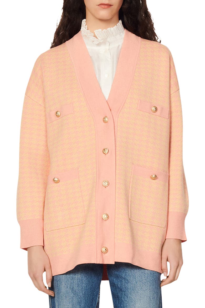 Cardi Coat, Main, color, SALMON