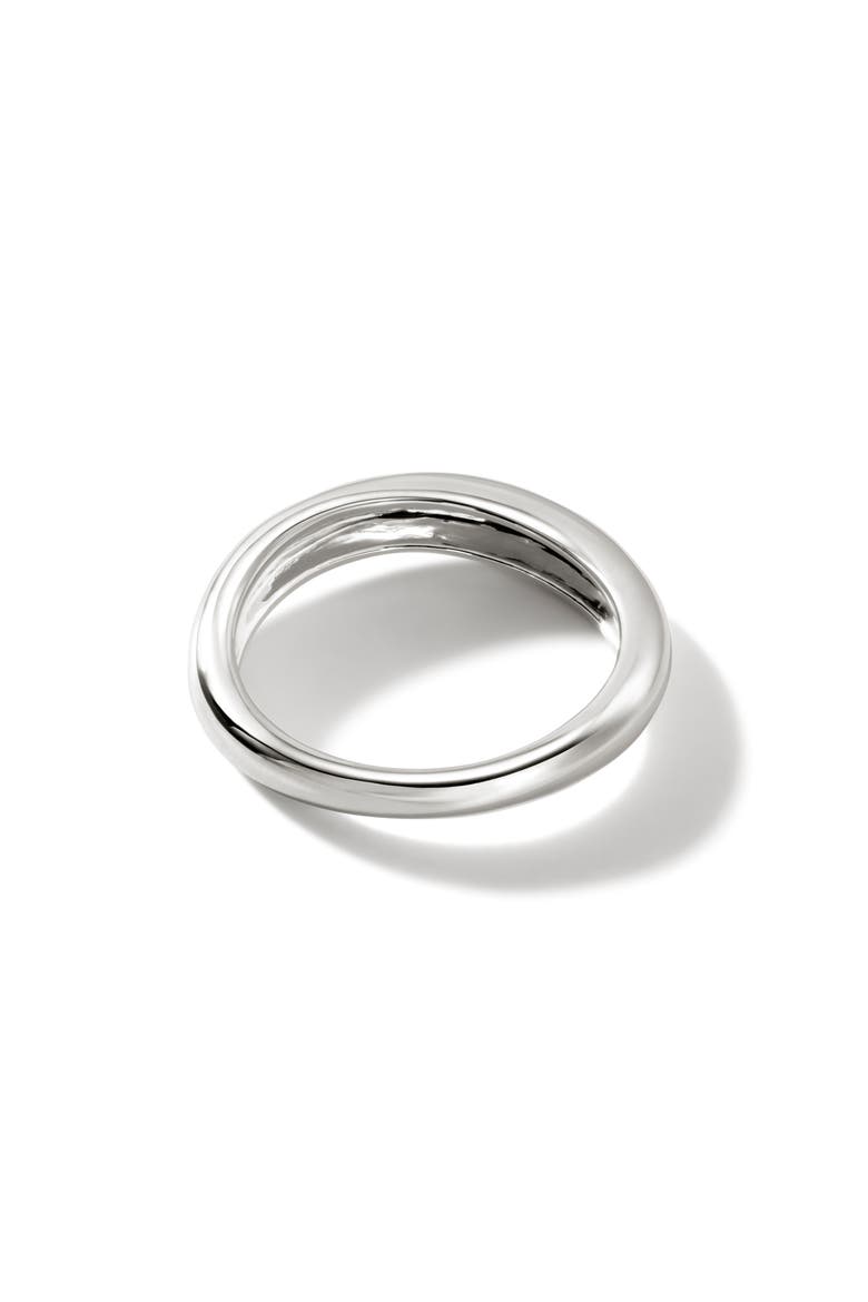 Surf Sterling Silver Band Ring, Alternate, color, SILVER