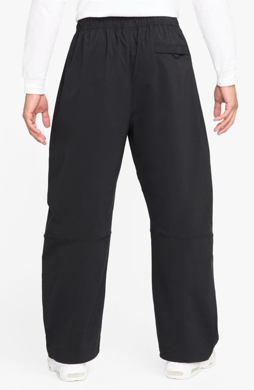 Nike Men's Tech Woven Oversized Pants In Black