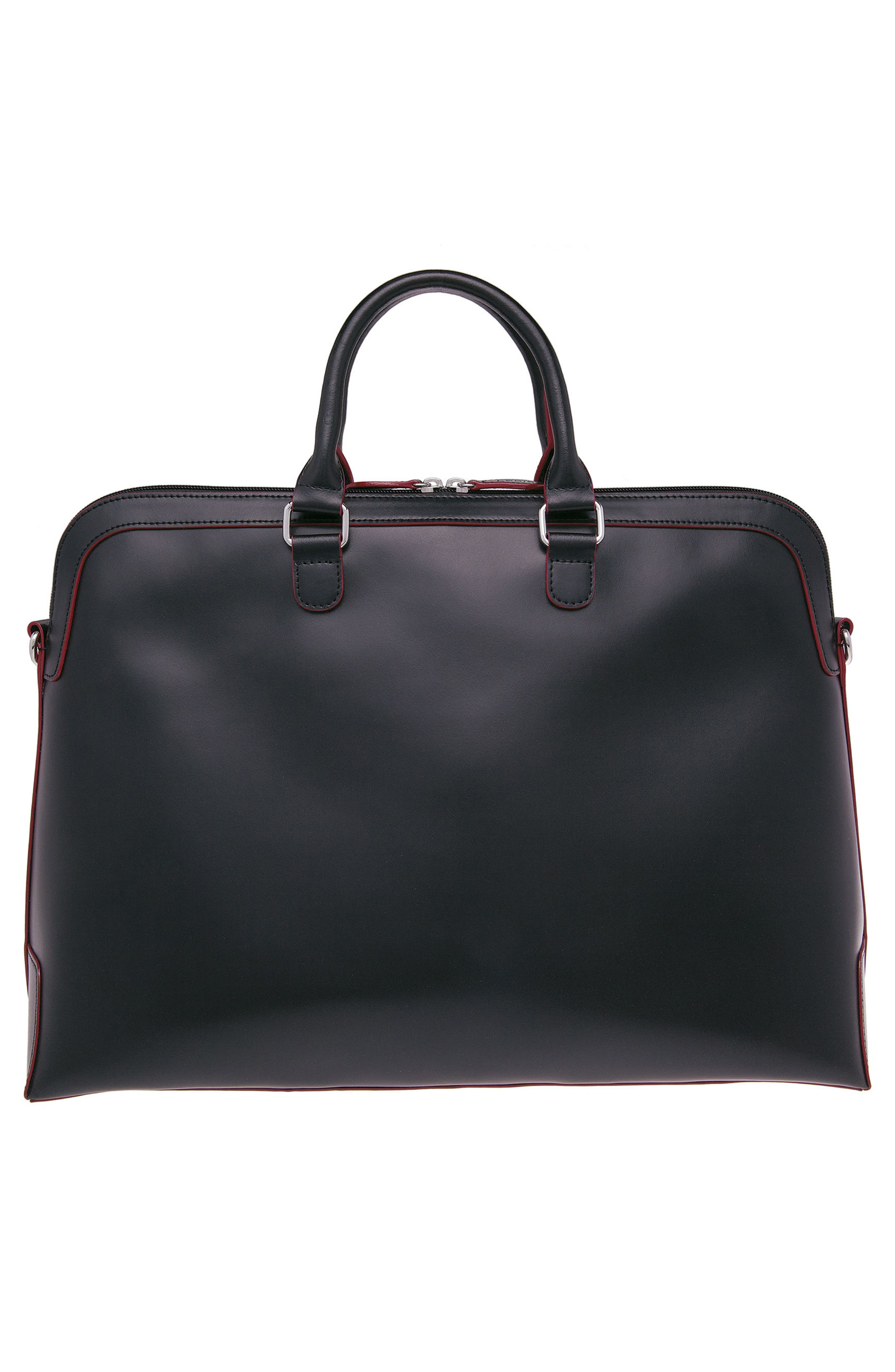 Lodis 'Audrey Brera' Leather Briefcase, Alternate, color, BLACK