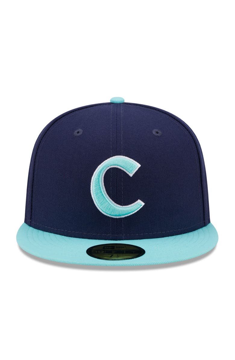 New Era Men's New Era Navy/Light Blue Clemson Tigers 59FIFTY Fitted Hat, Alternate, color, Navy