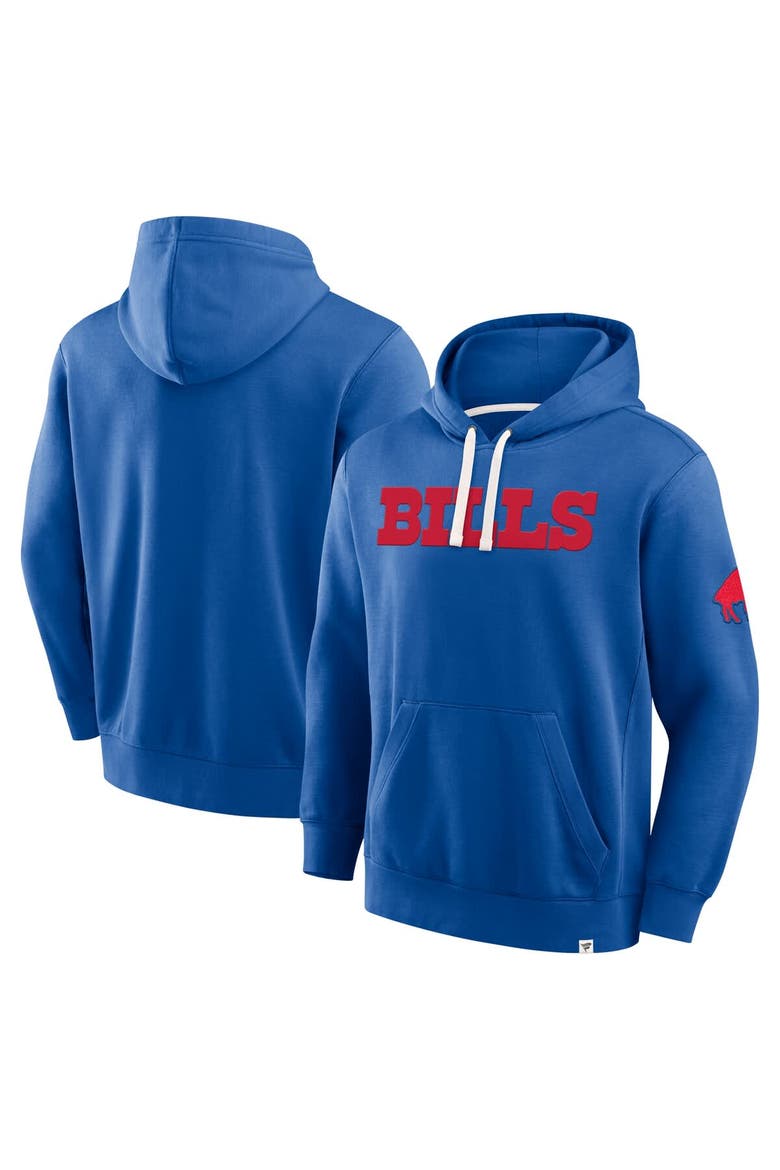 Men's Fanatics Royal Buffalo Bills New Horizons Heritage Pullover Hoodie, Main, color, Royal