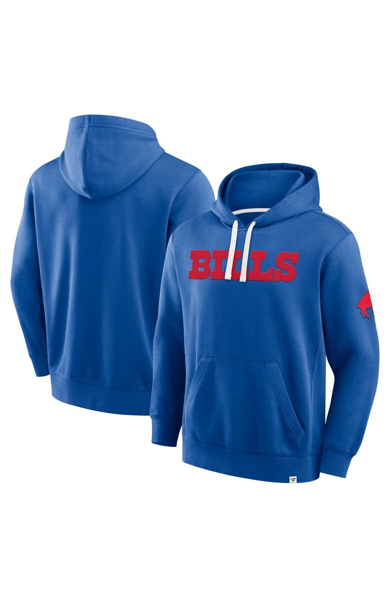 FANATICS Men's Fanatics Royal Buffalo Bills New Horizons Heritage Pullover Hoodie, Main, color, Royal