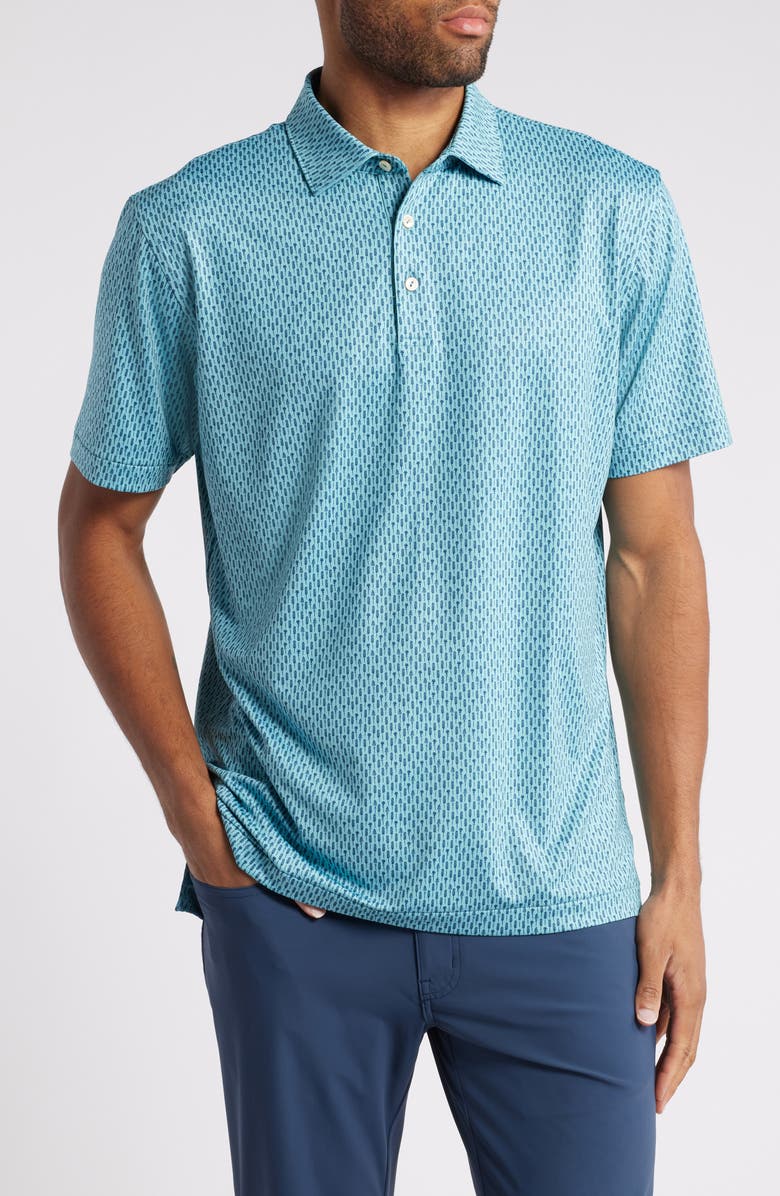 Peter Millar Lavender Fields Performance Golf Polo, Main, color,