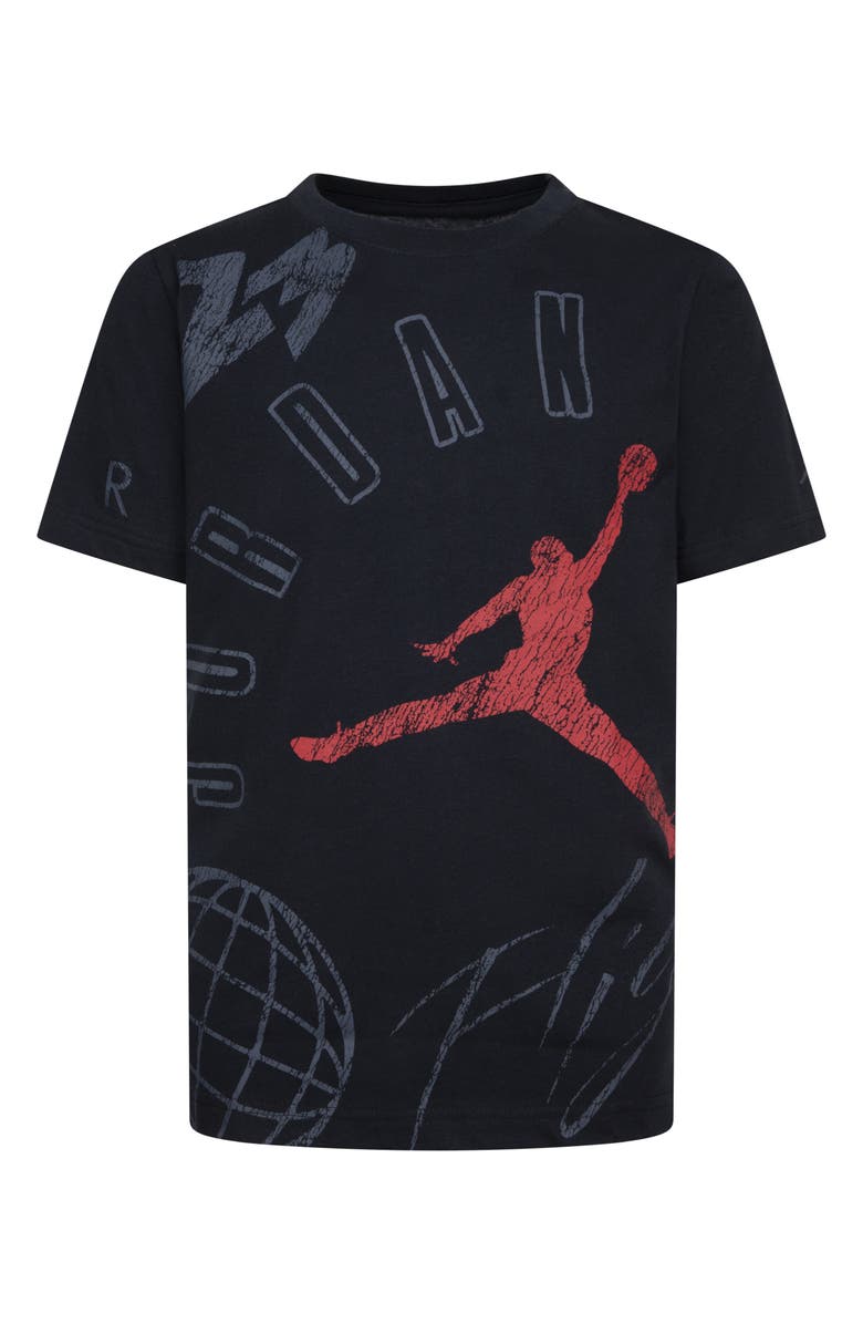 Jordan Kids' Jordan Elements Graphic T-Shirt, Main, color, Black