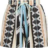 Elan Cotton Blend Cover-Up Drawstring Shorts