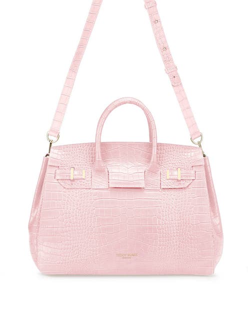 Teddy Blake Gigi Croco 13" In Light Pink