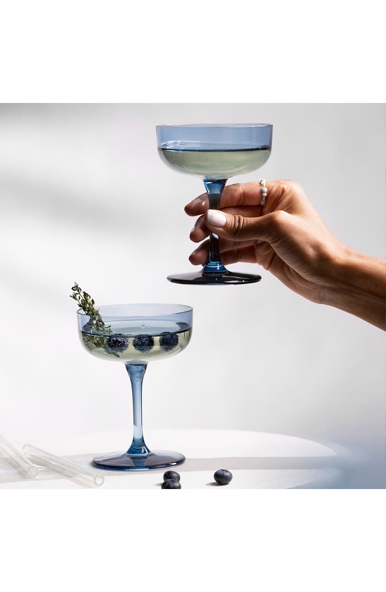 Villeroy & Boch Like Ice Champagne / Dessert Bowl Pair, Alternate, color, Blue