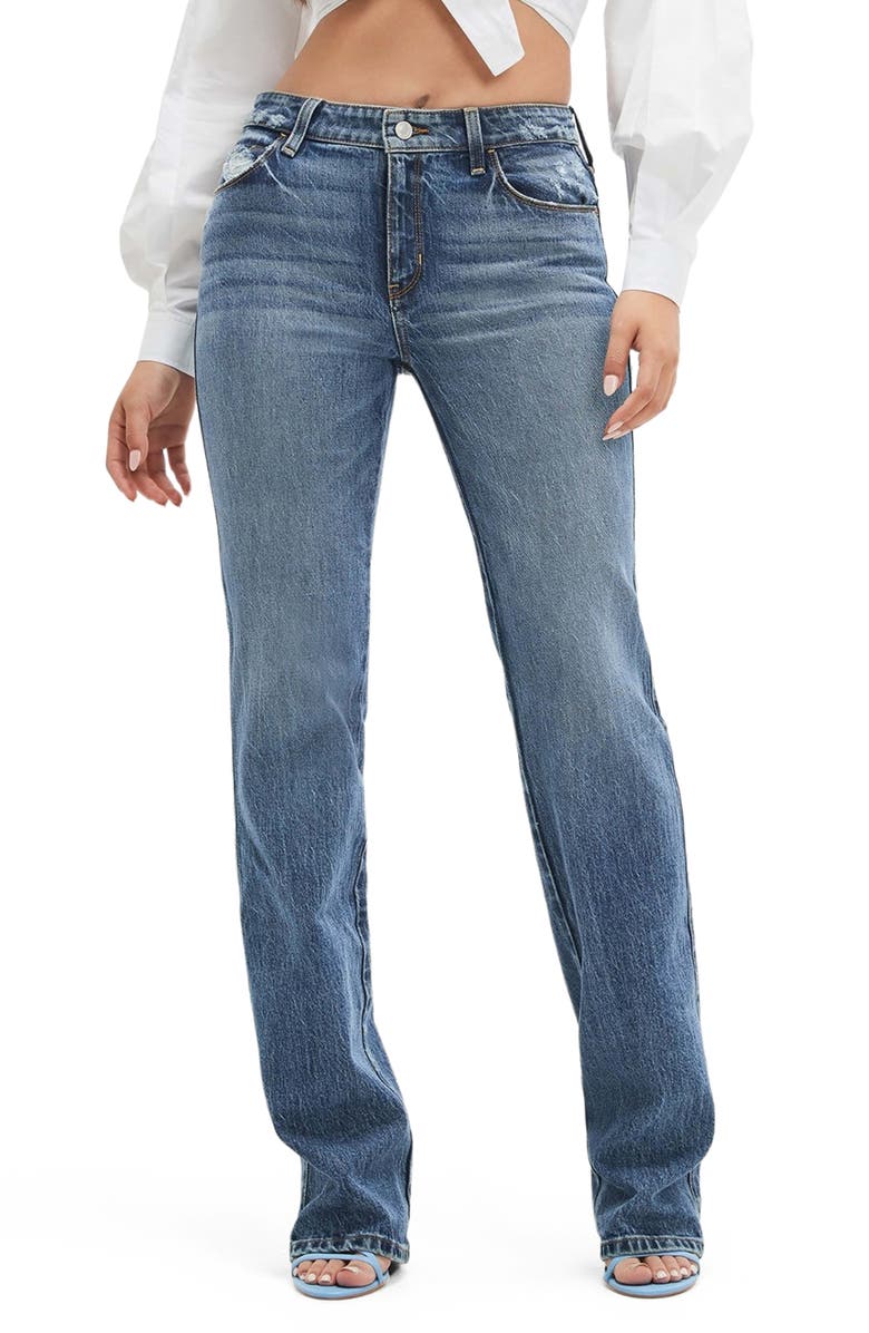 GUESS Sexy Straight Leg Jeans, Main, color, 