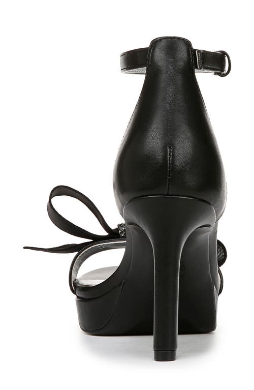 Naturalizer Women's Always Evening Dress Sandals In Black Faux Leather