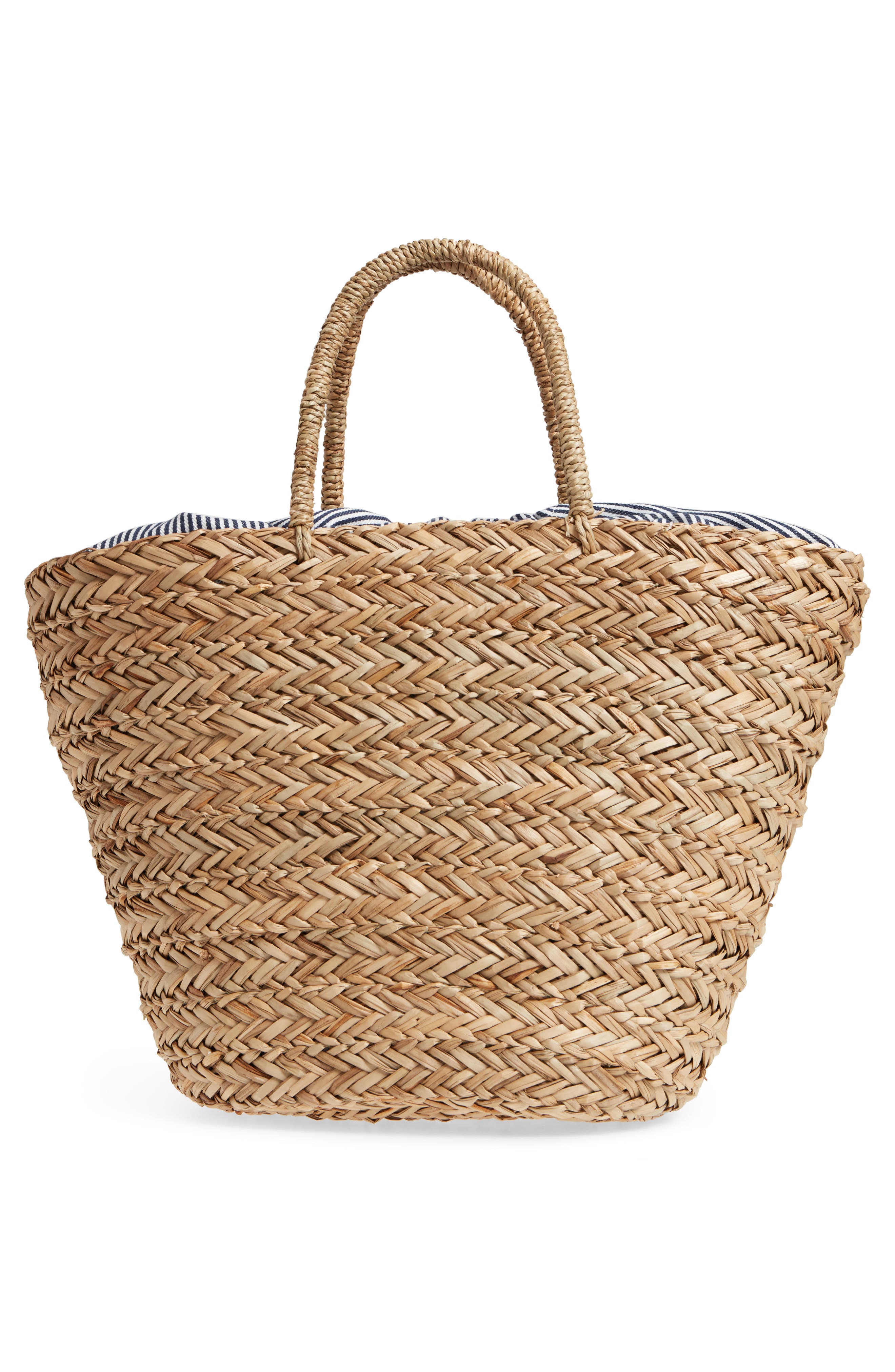 Nordstrom Stargaze Woven Sea Grass Tote, Alternate, color, 