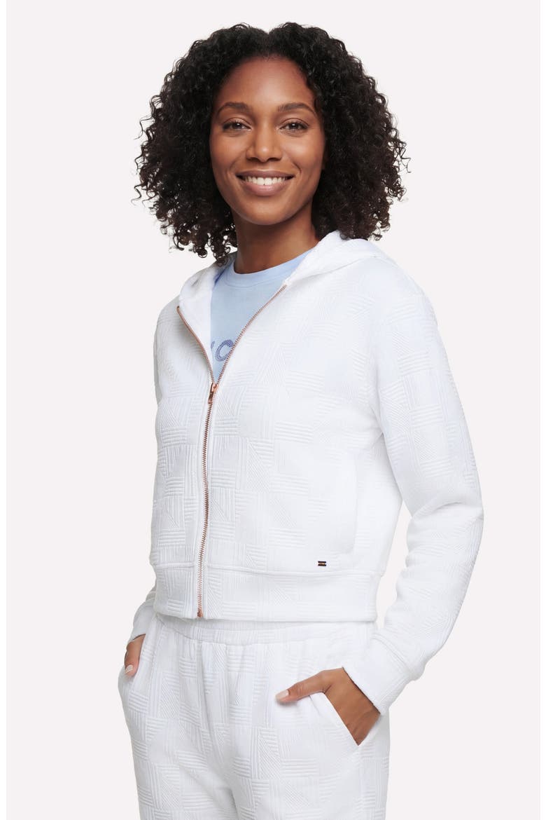 GOWALK Everywhere Diamond Full Zip Jacket, Alternate, color, BRIGHT WHITE