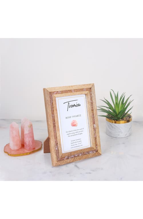 Tiramisu Moonglow Picture Frame In Rose Quartz