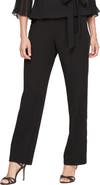 Alex Evenings Satin Stripe Stretch Crepe Pants