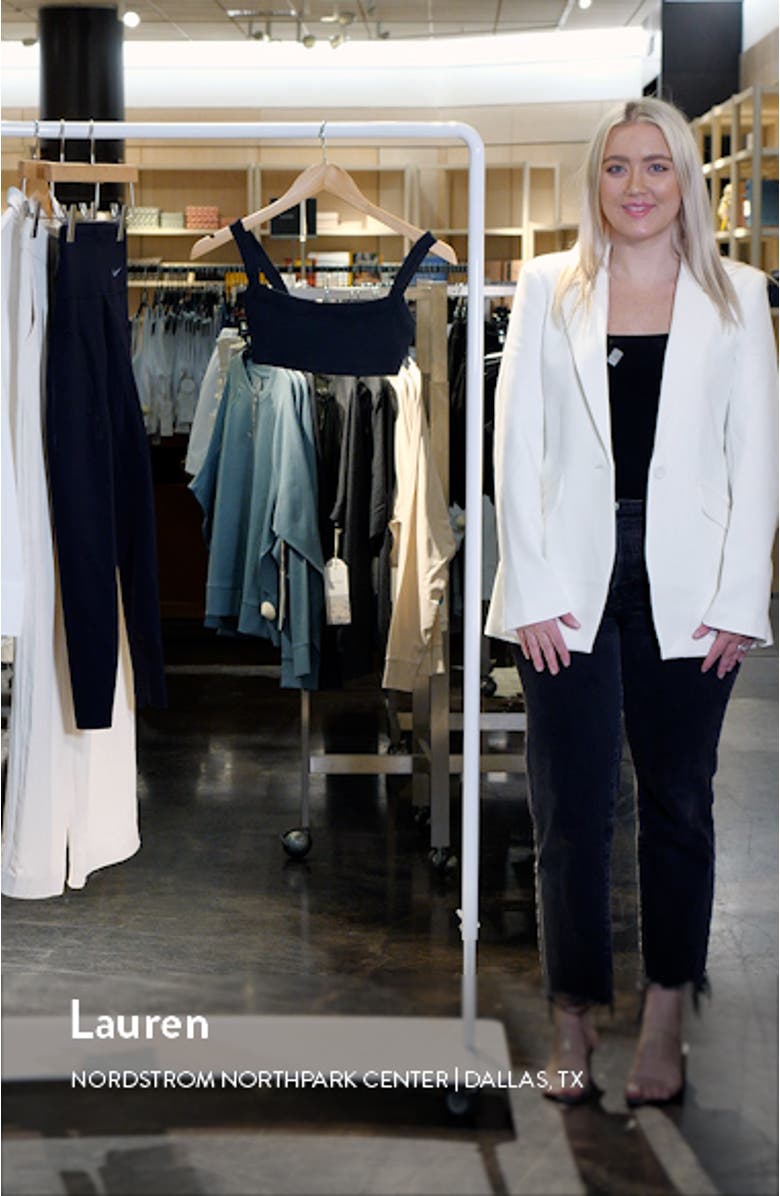 Compact Rib Supercrop Top, sales video thumbnail