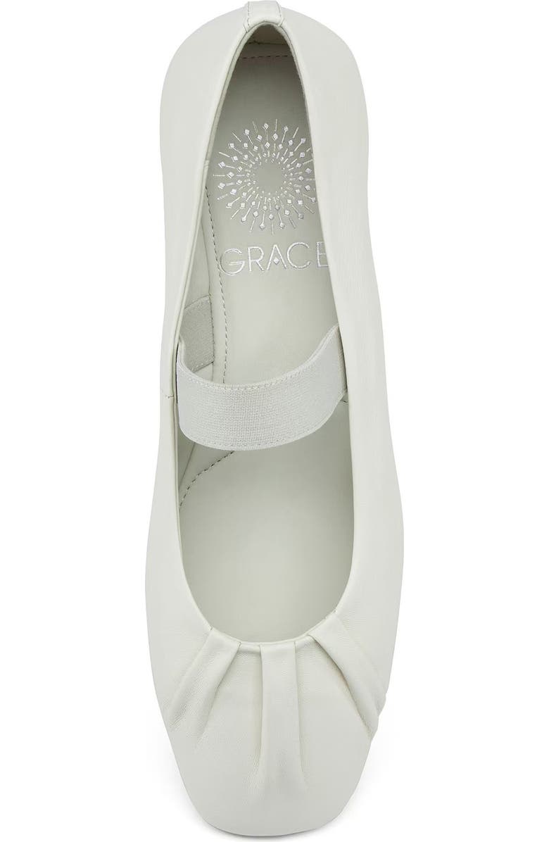 Grace Footwear Rimini Ballerina Flat, Alternate, color, White