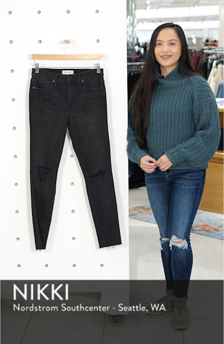 9-Inch High Waist Skinny Jeans, sales video thumbnail